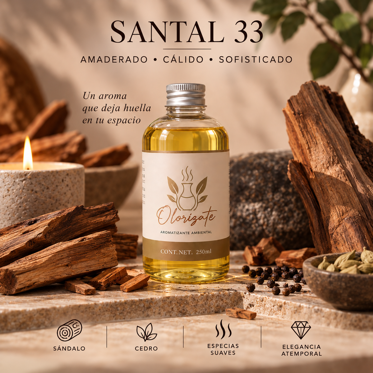Aceites aromáticos Olorizate 250 ml