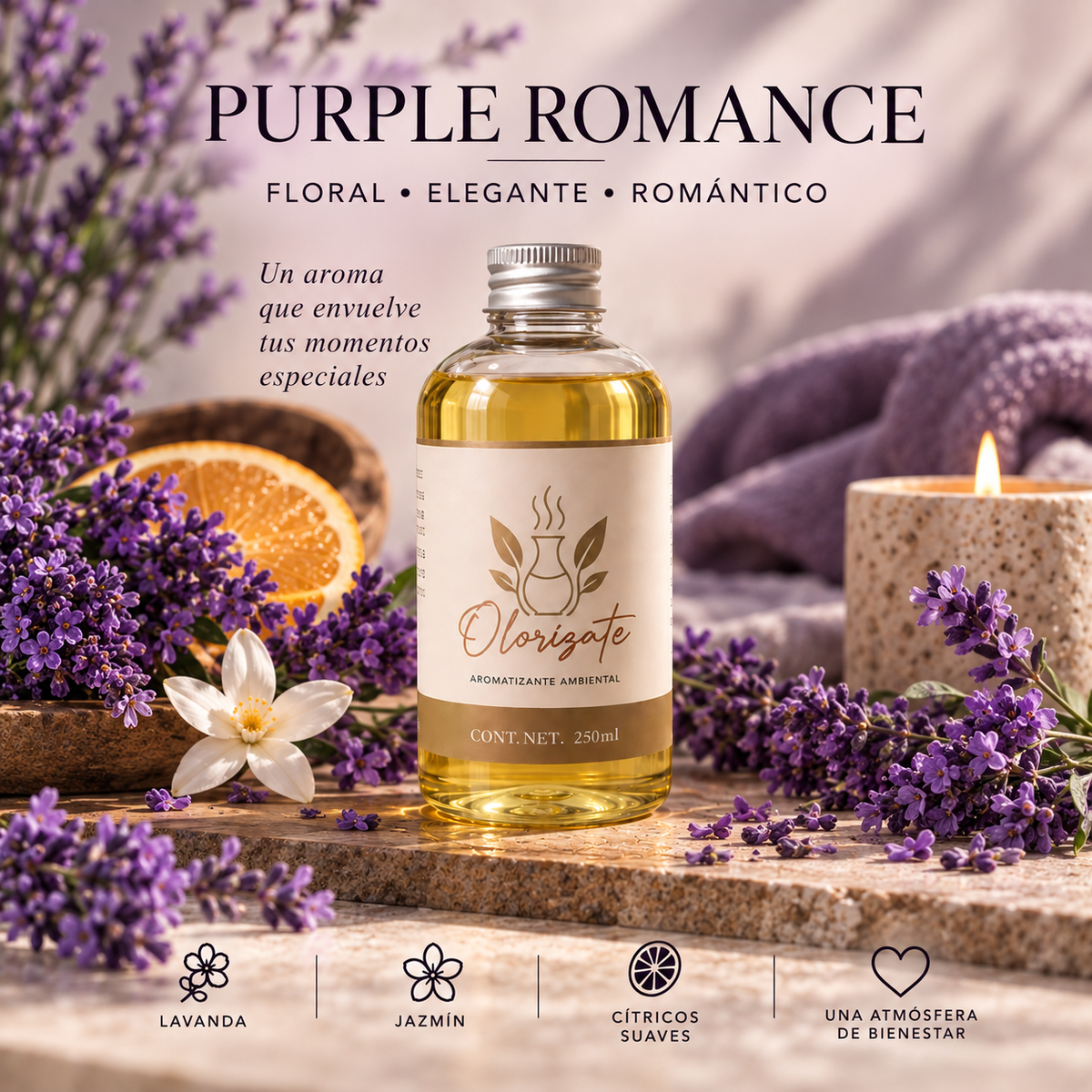 Aceites aromáticos Olorizate 250 ml
