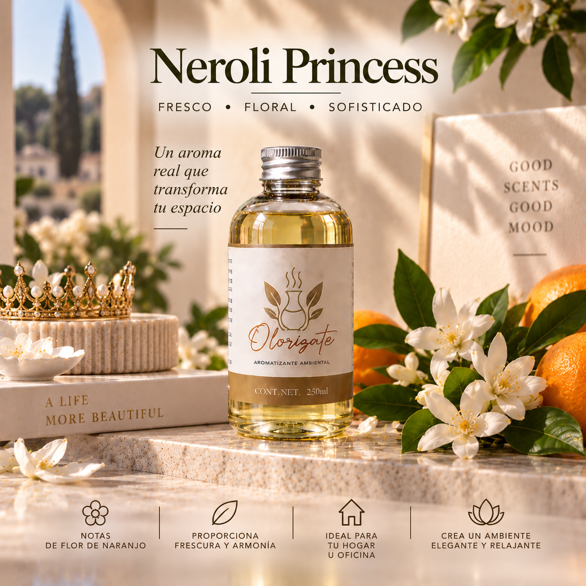 Aceites aromáticos Olorizate 250 ml